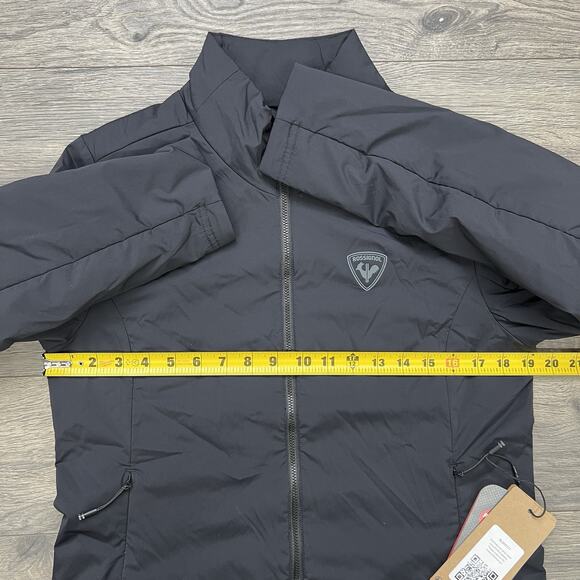 Rossignol Opside Jacket Size Large Womens Black Light Insulated Full Zip $230 - Picture 6 of 15